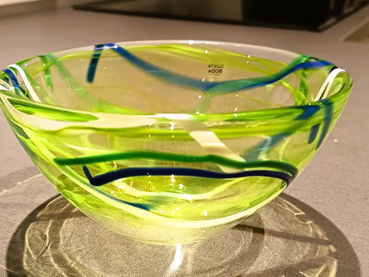 Billede 4 - Kosta Boda Anna Ehrner Lime Green Contrast skål