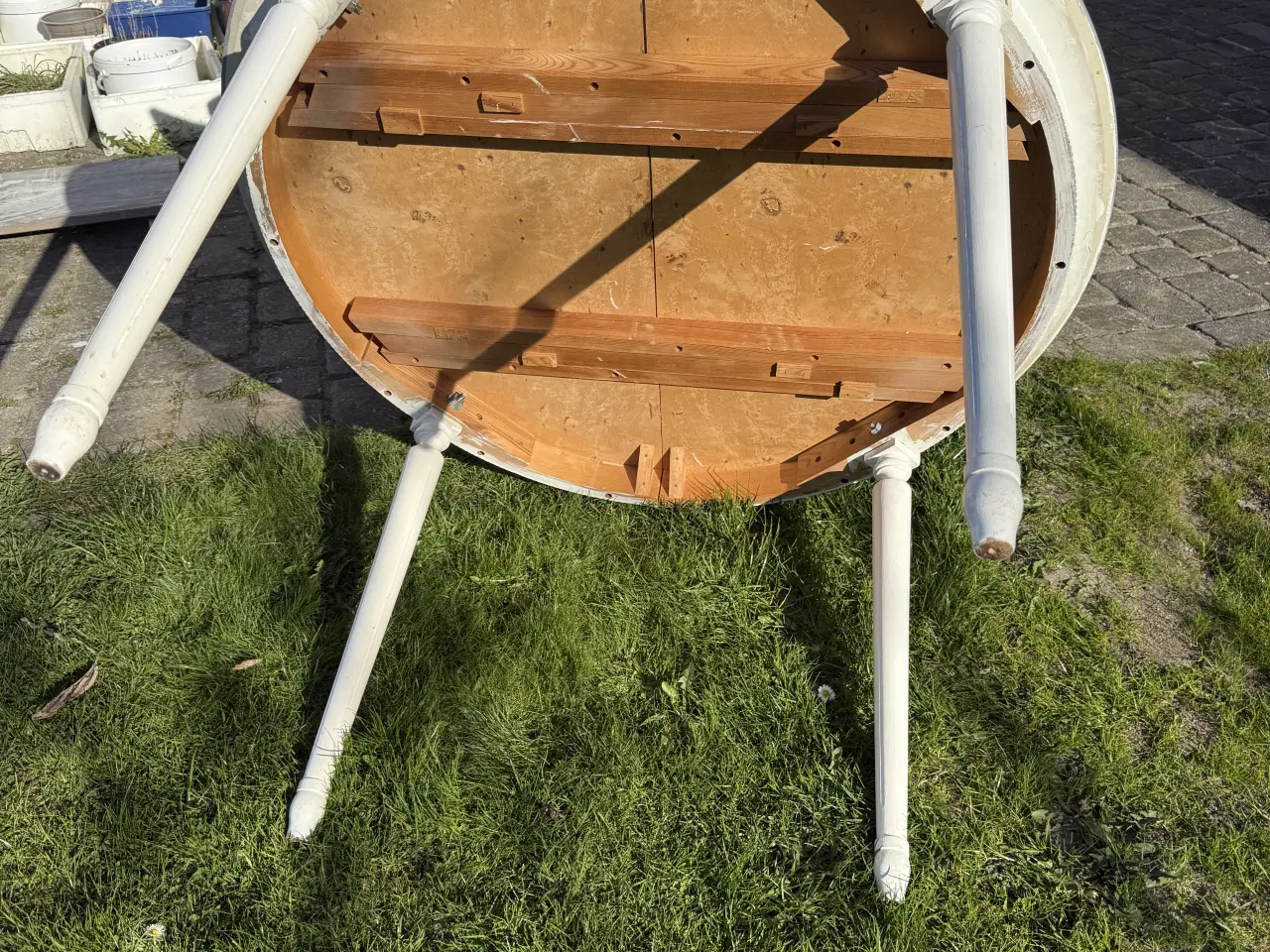 Billede 8 - Retro Rundt spisebord m/2 plader