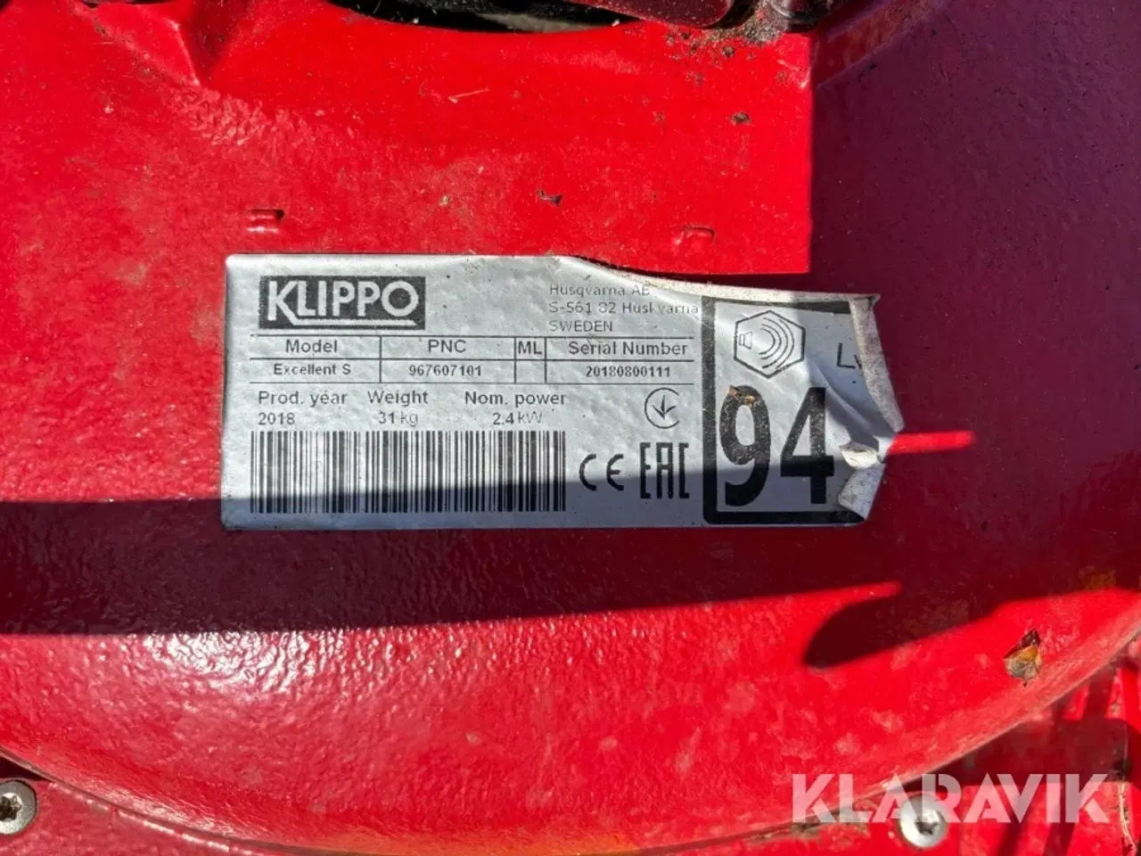 Billede 5 - Græsslåmaskine Klippo Excellent S