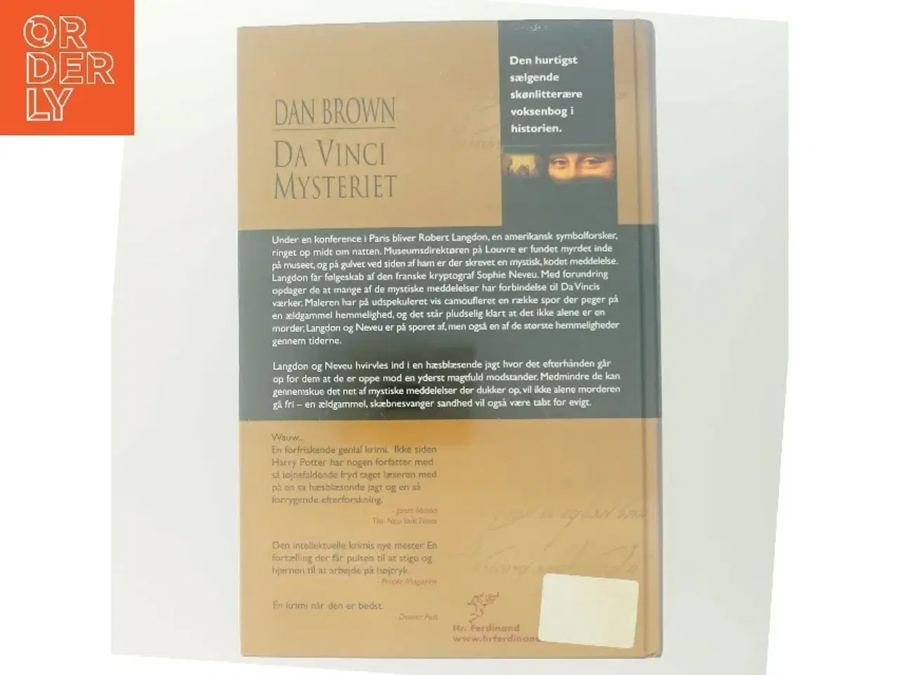 Billede 3 - Da Vinci Mysteriet Bog