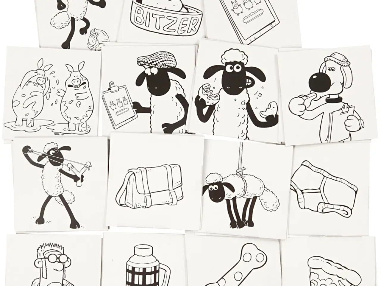 Billede 1 - Frode Får Vendespil - 15 sæt i kraftigt karton