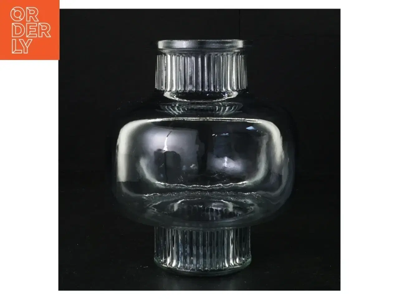 Billede 1 - Glasvase (str. 20 x 18 cm)