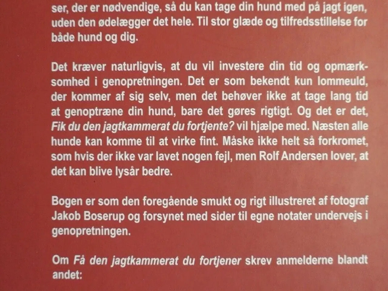 Billede 3 - fik du den jagtkammerat du fortjente - en genopret