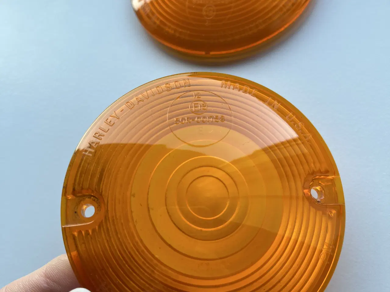 Billede 8 - Blinklysglas til Harley-Davidson tonet og orange