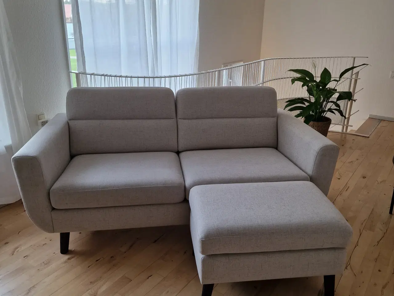 Billede 3 - Arizona 2 og 3 personers sofa m. Puf i beige 