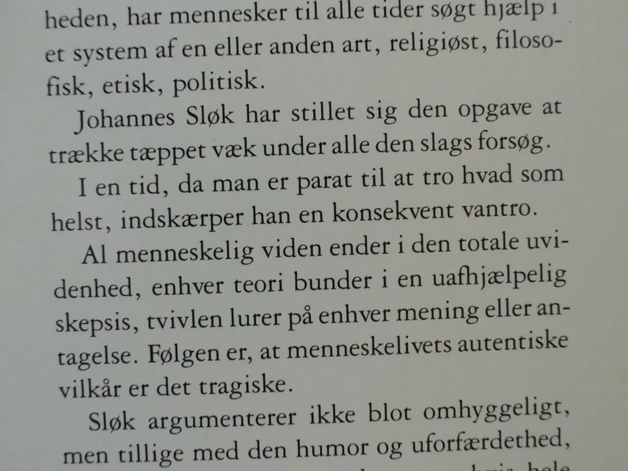 Billede 2 - herre, giv mig mere vantro, af johannes sløk