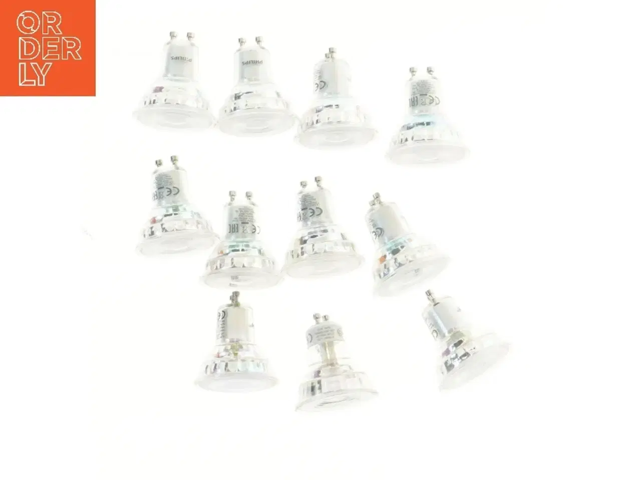 Billede 1 - Philips LED pærer GU10, 11 stk fra Philips (str. 11 stk 6 cm)