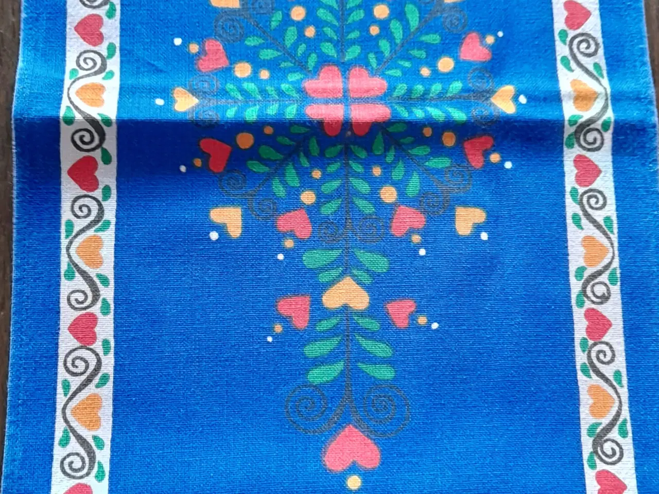 Billede 3 - Retro juleløber med nisser.