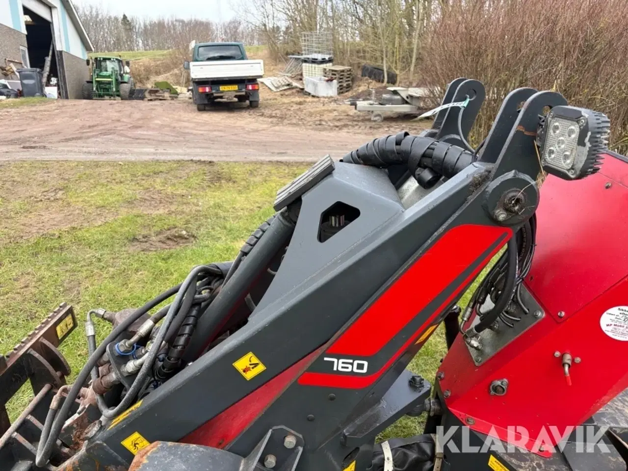 Billede 7 - Minilæsser Norcar 760 med udskud og tilbehør