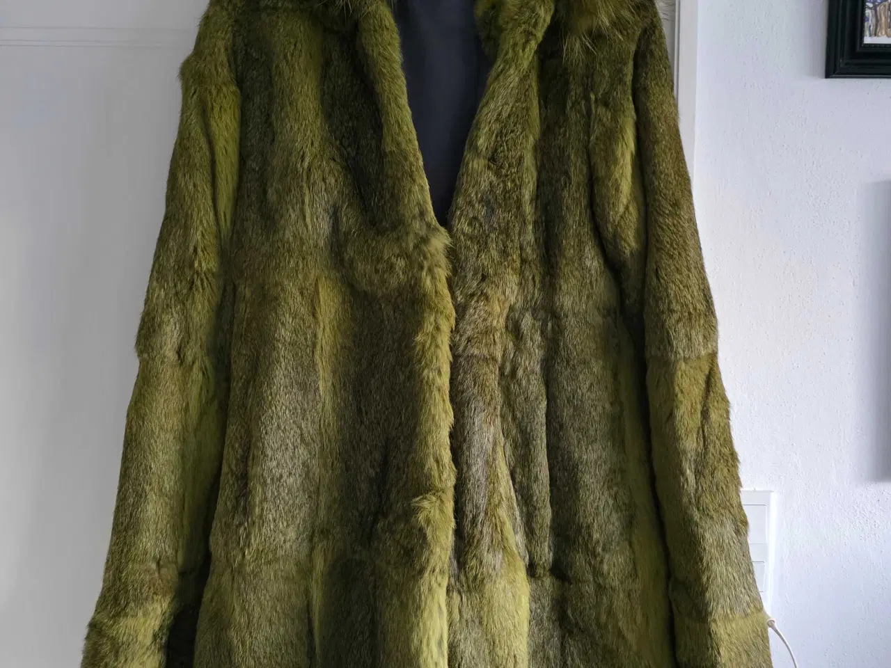 Billede 1 - Kaninpelsfrakke