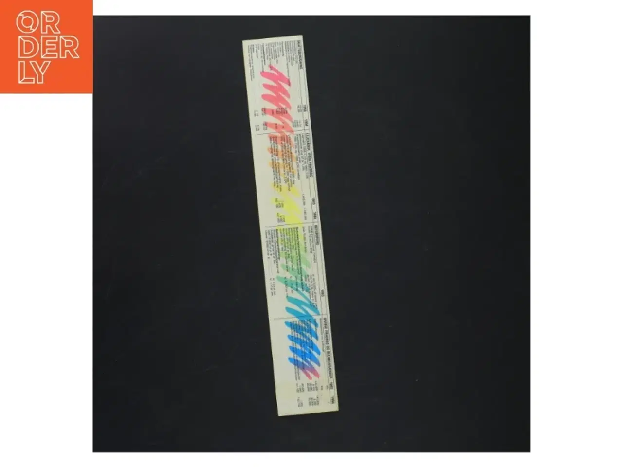 Billede 3 - 30 cm plastlineal med farvegradation (str. 30 cm)