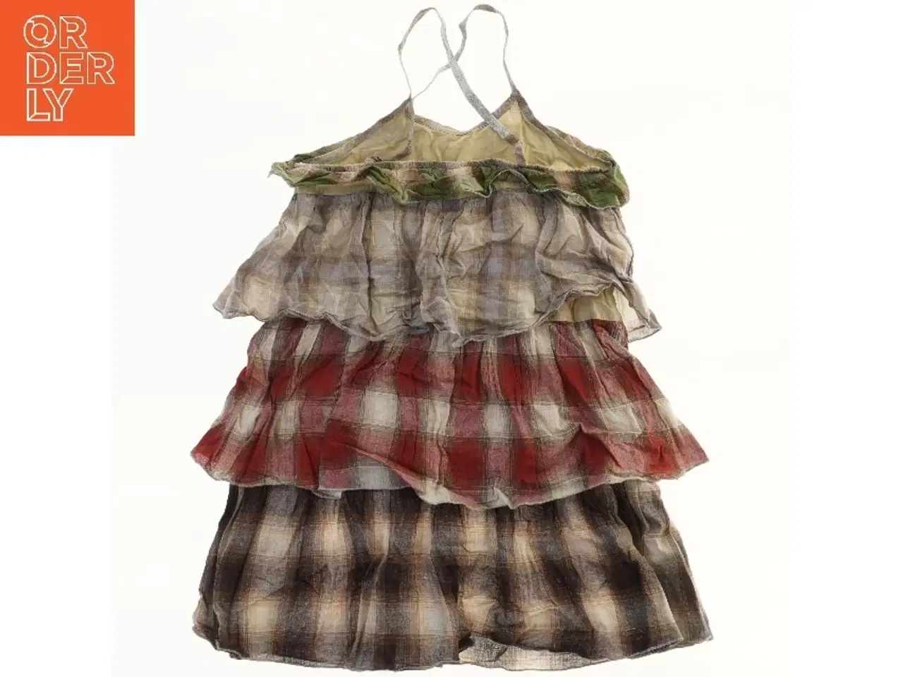 Billede 1 - Sommerkjole med ternet mønster fra Chaos Couture (str. 134)