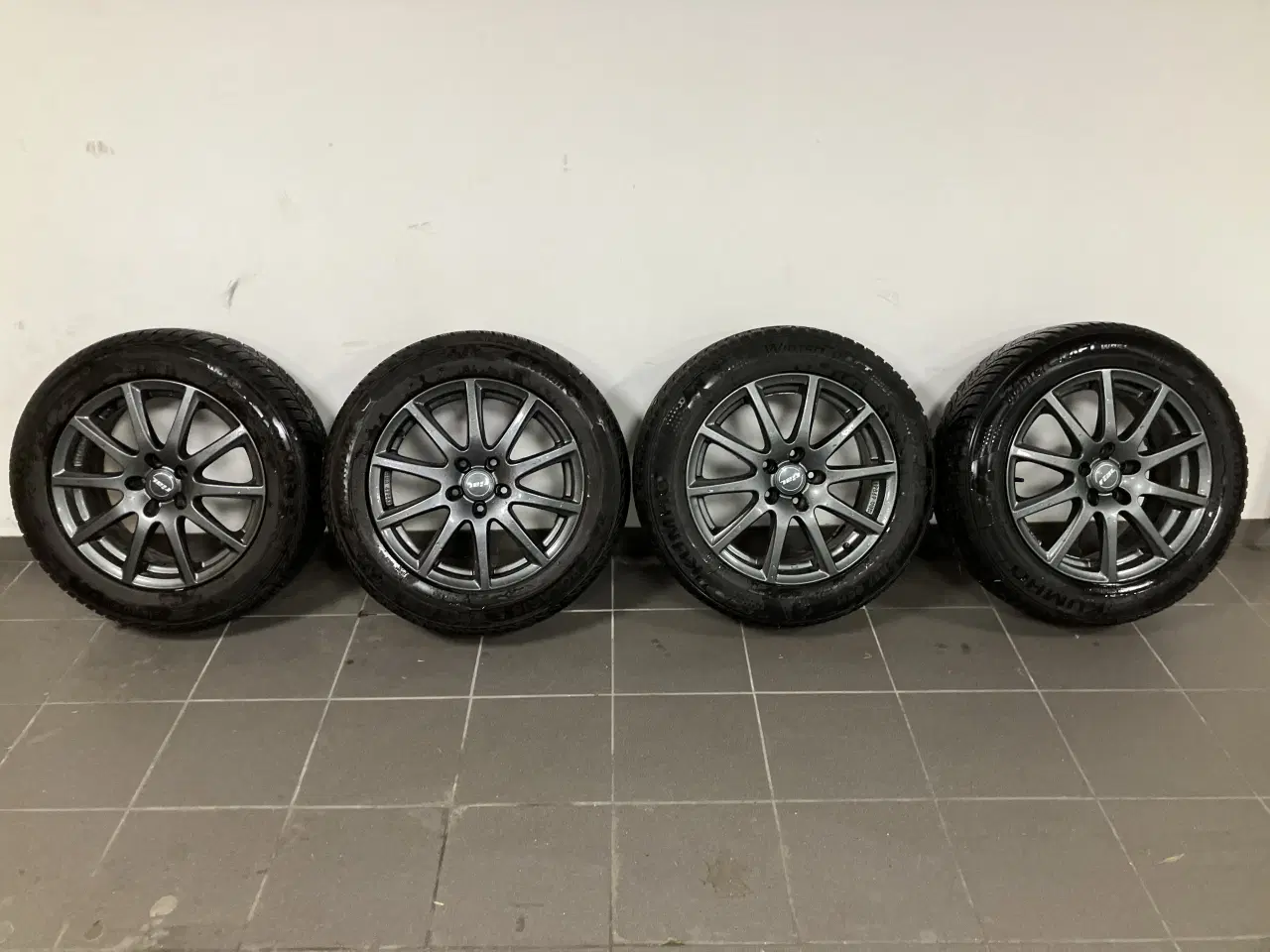 Billede 2 - Rial Alufælge 5 x 114.3 m vinterdæk 