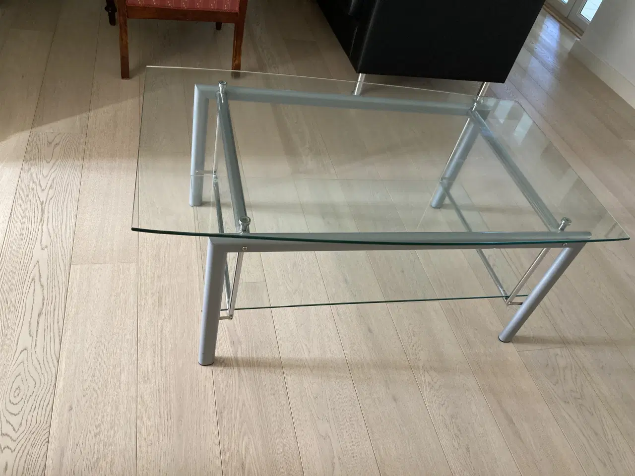 Billede 1 - Sofabord med 2 glasplader