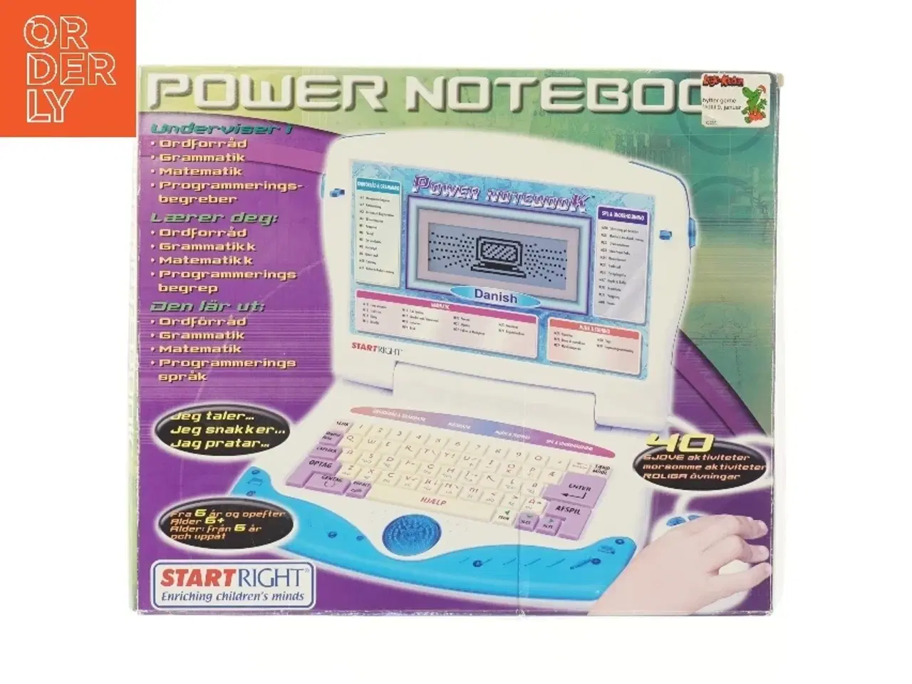 Billede 1 - Power Notebook legetøjscomputer fra Startright (str. 28x19,5 cm)