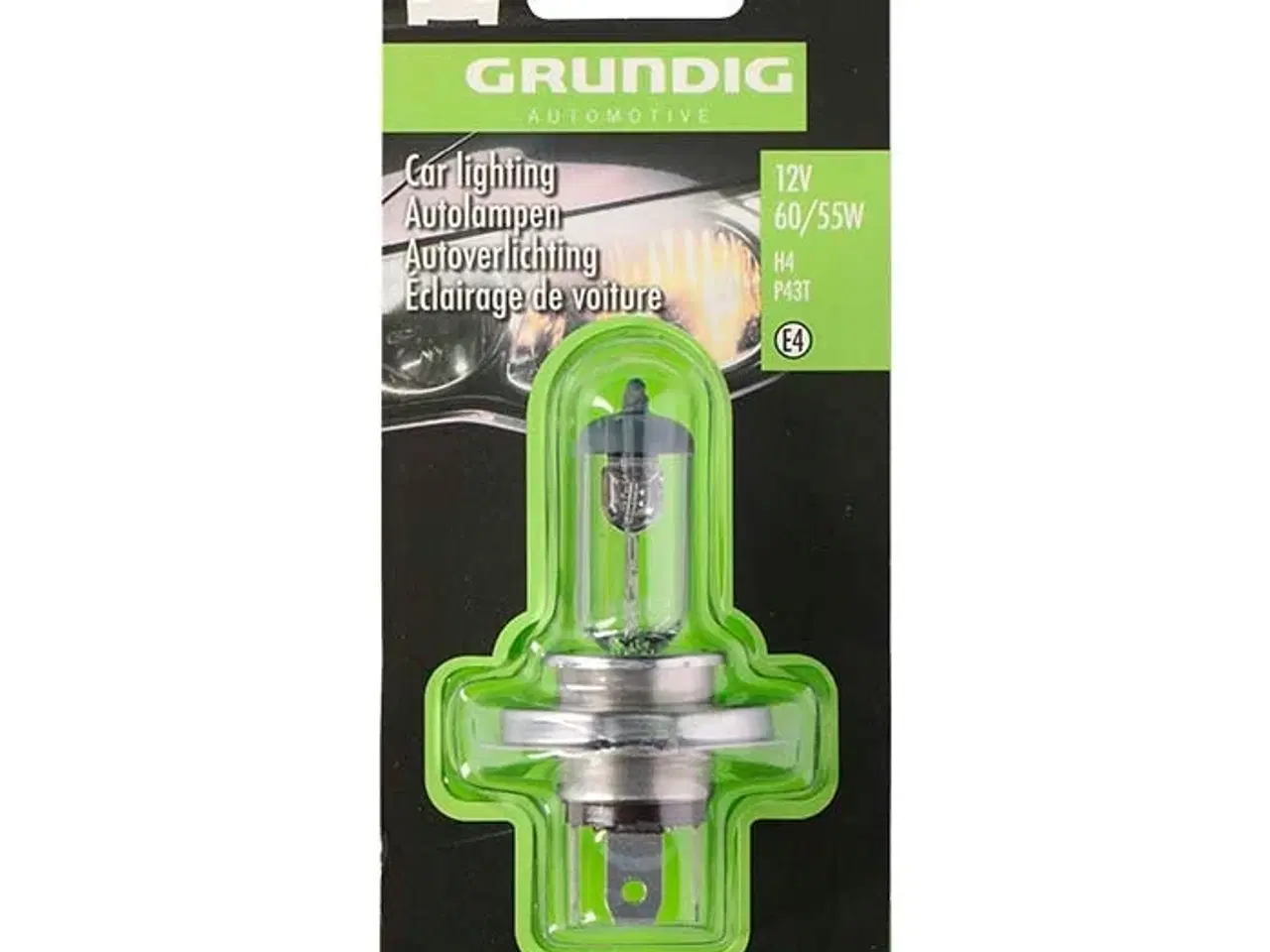 Billede 1 - Grundig Autopære H4 55/60W 12V