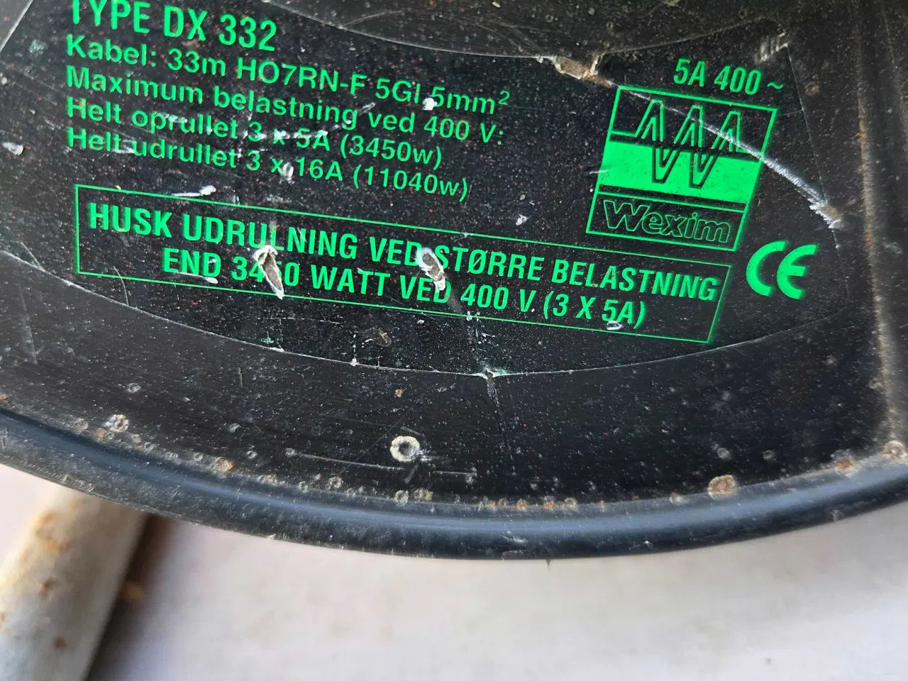 Billede 4 - 400V kabeltromle 33m