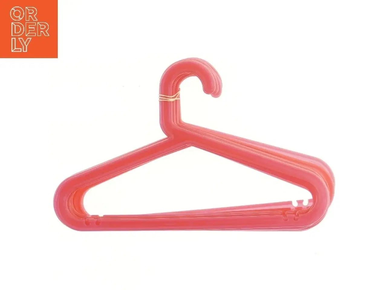 Billede 1 - Pink plastikbøjler til børnetøj, 11 stk fra IKEA (34,5x21,5 cm)