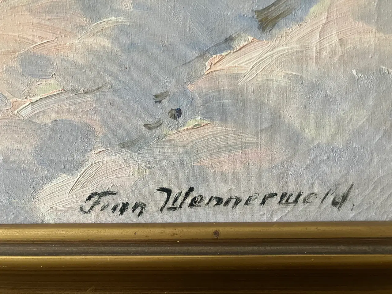 Billede 2 - Finn Wennerwald: oliemaleri