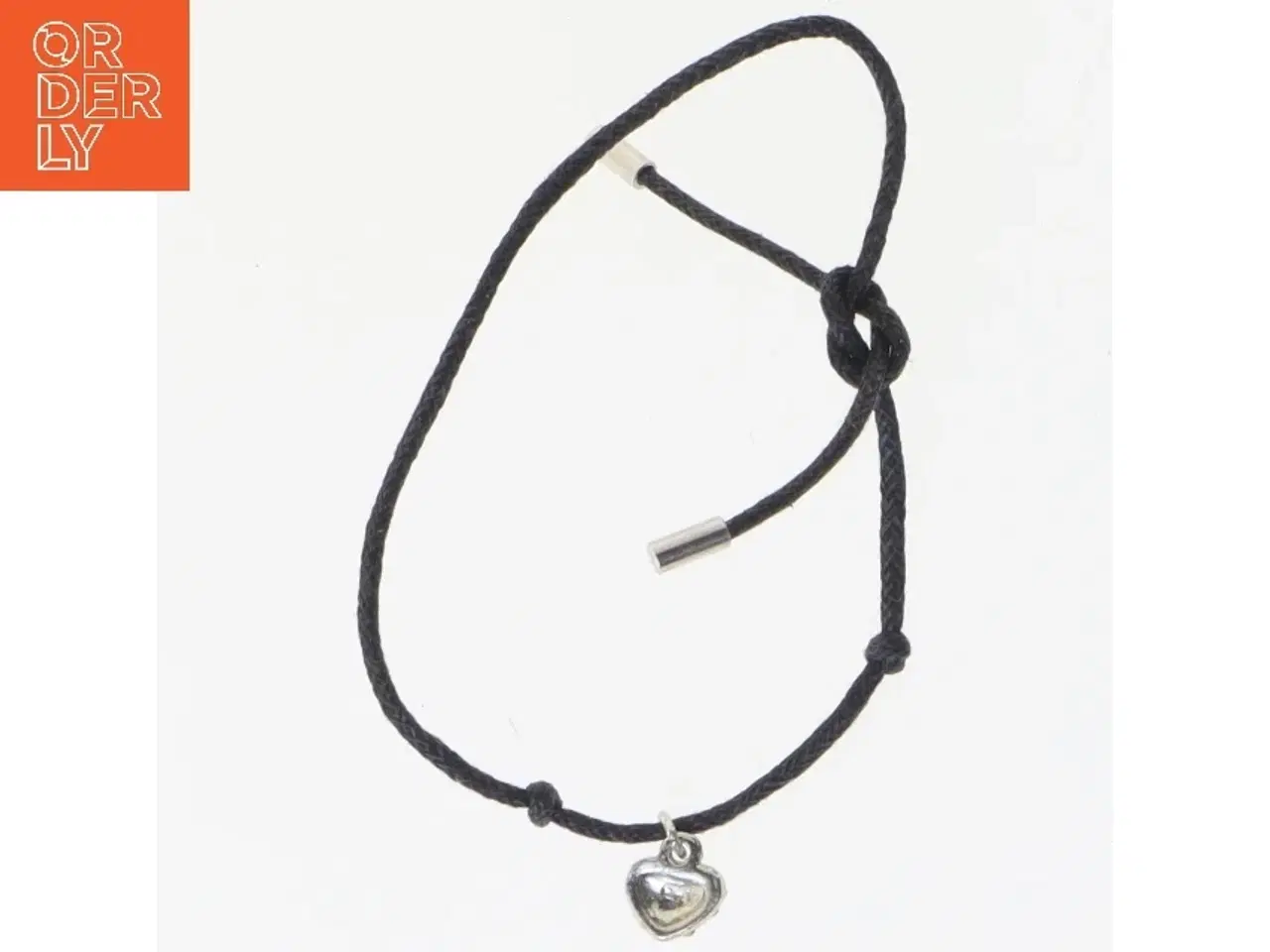 Billede 3 - Armbånd / ankelkæde med hjertevedhæng (str. 31 cm)