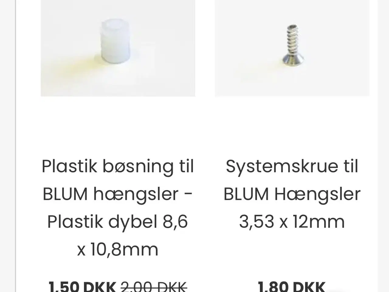 Billede 5 - Hængsler Recycling 10 stk 