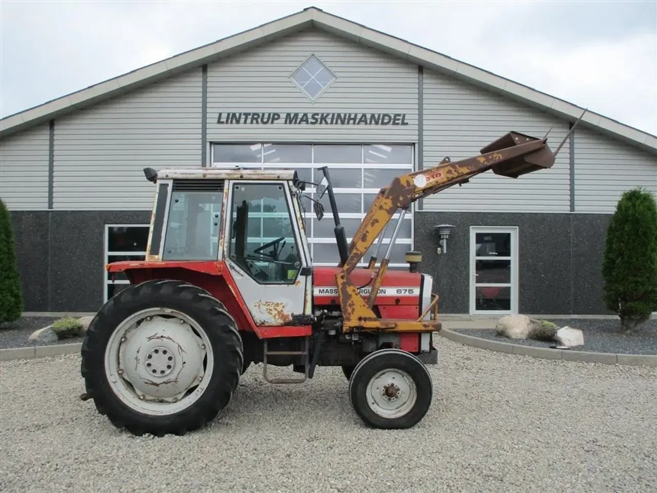 Billede 6 - Massey Ferguson 675 Speedshift med frontlæsser