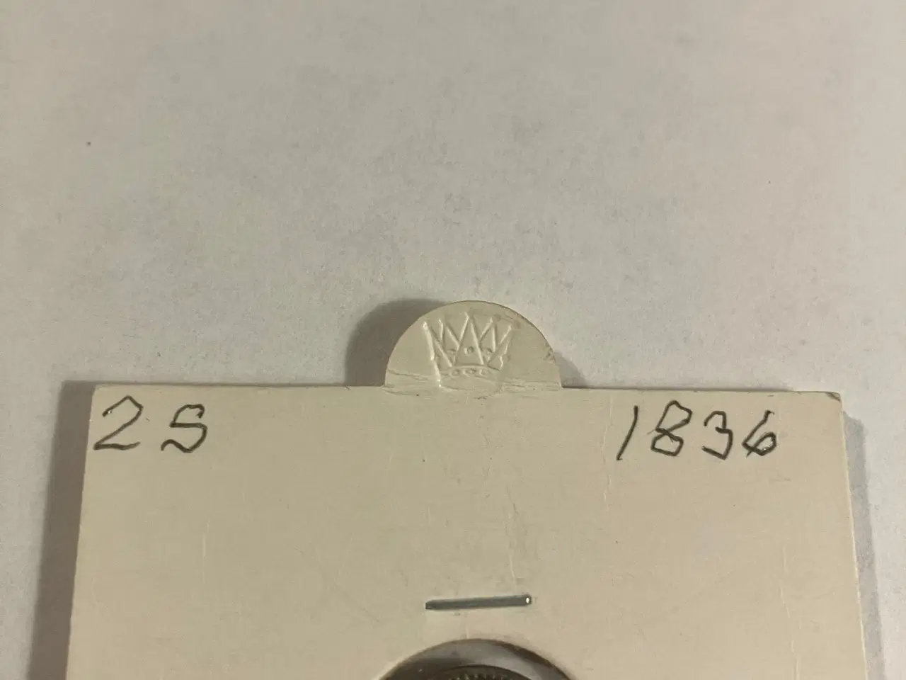 Billede 1 - 2 rigsbankskilling 1836 Denmark