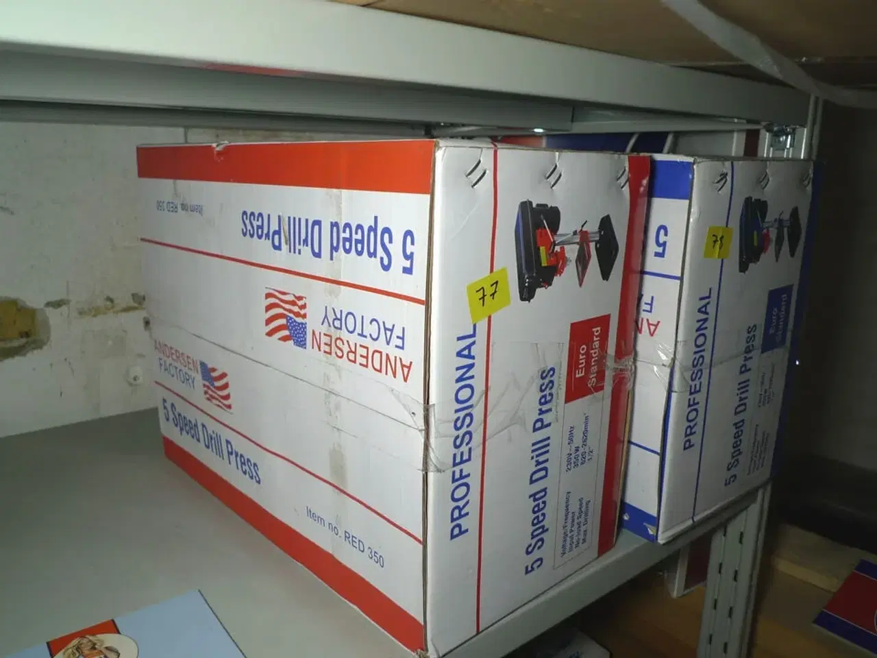 Billede 3 - Søjleboremaskine, rød 350W 230V