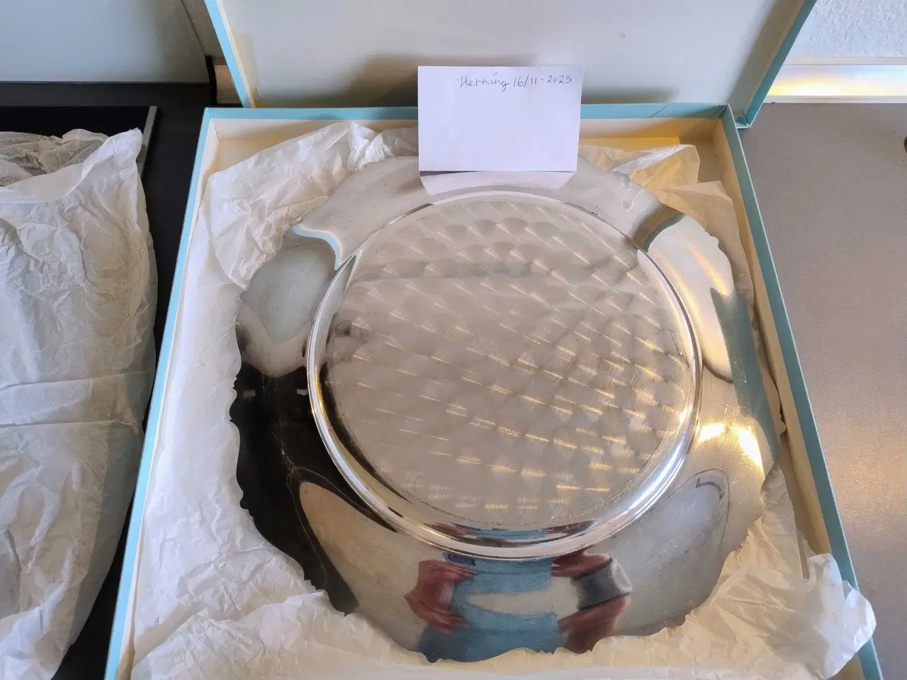 Billede 6 - Sølv fad Georg Jensen 