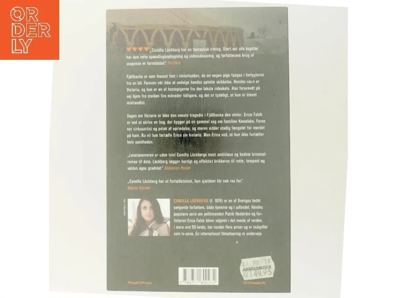 Billede 3 - Løvetæmmeren : kriminalroman af Camilla Läckberg (Bog)