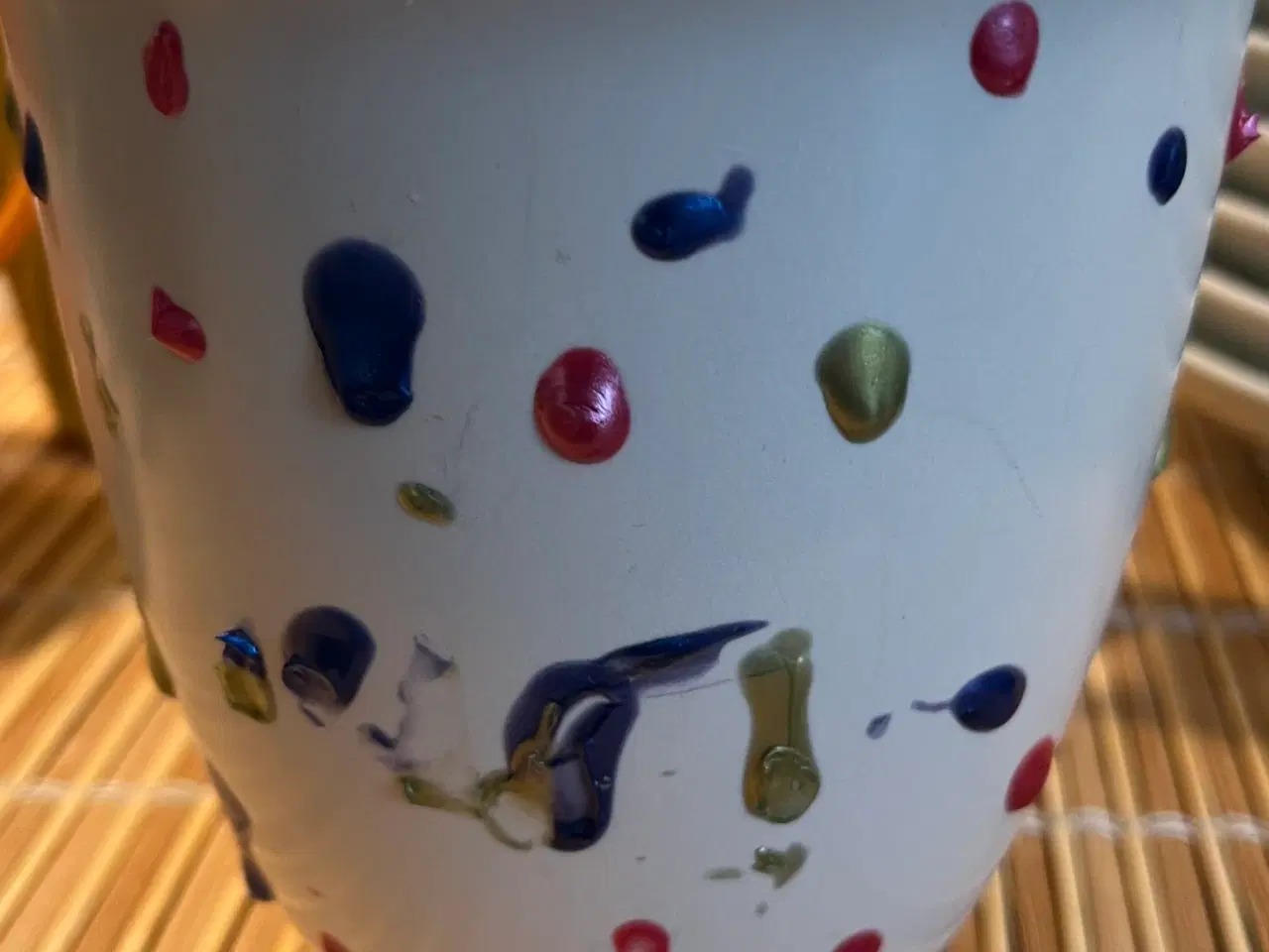 Billede 5 - Flot Höganäs krus med dekoration