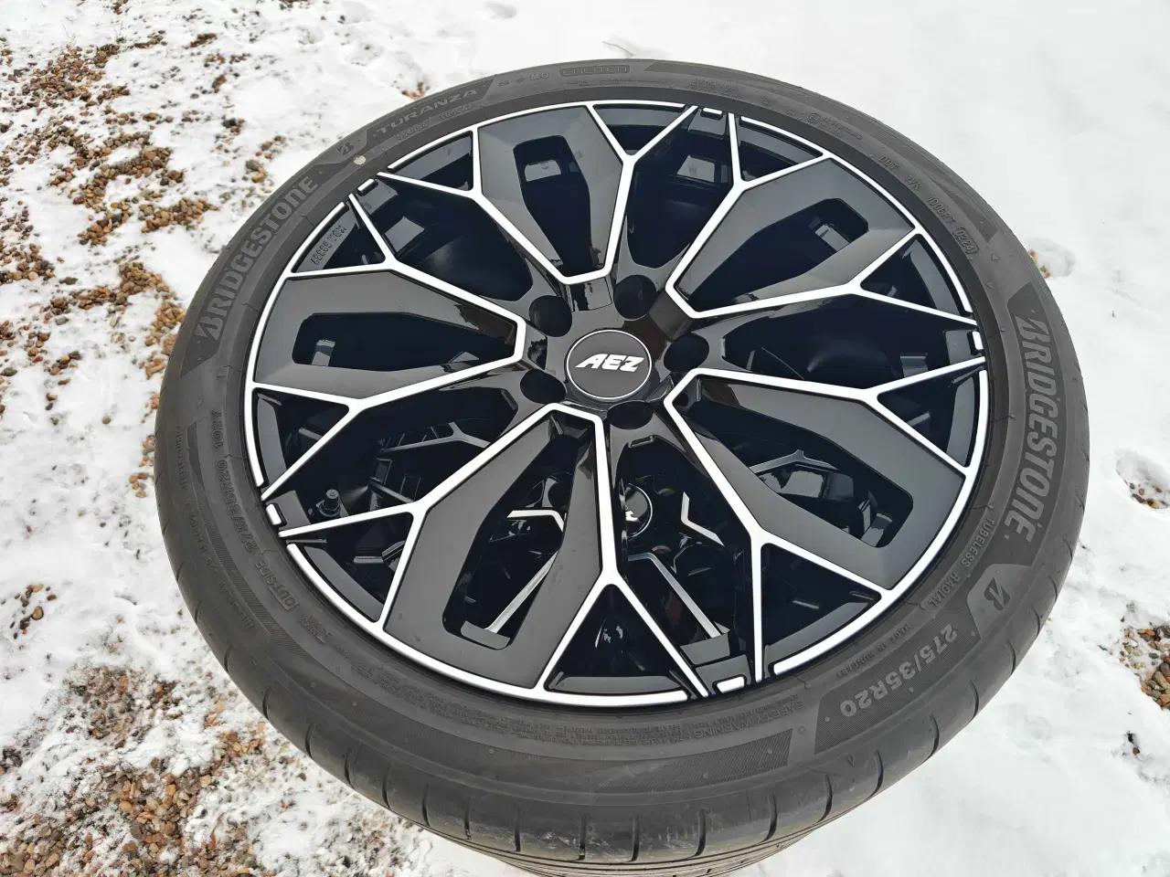 Billede 2 - 5x120 alufælge med sommerdæk 20"