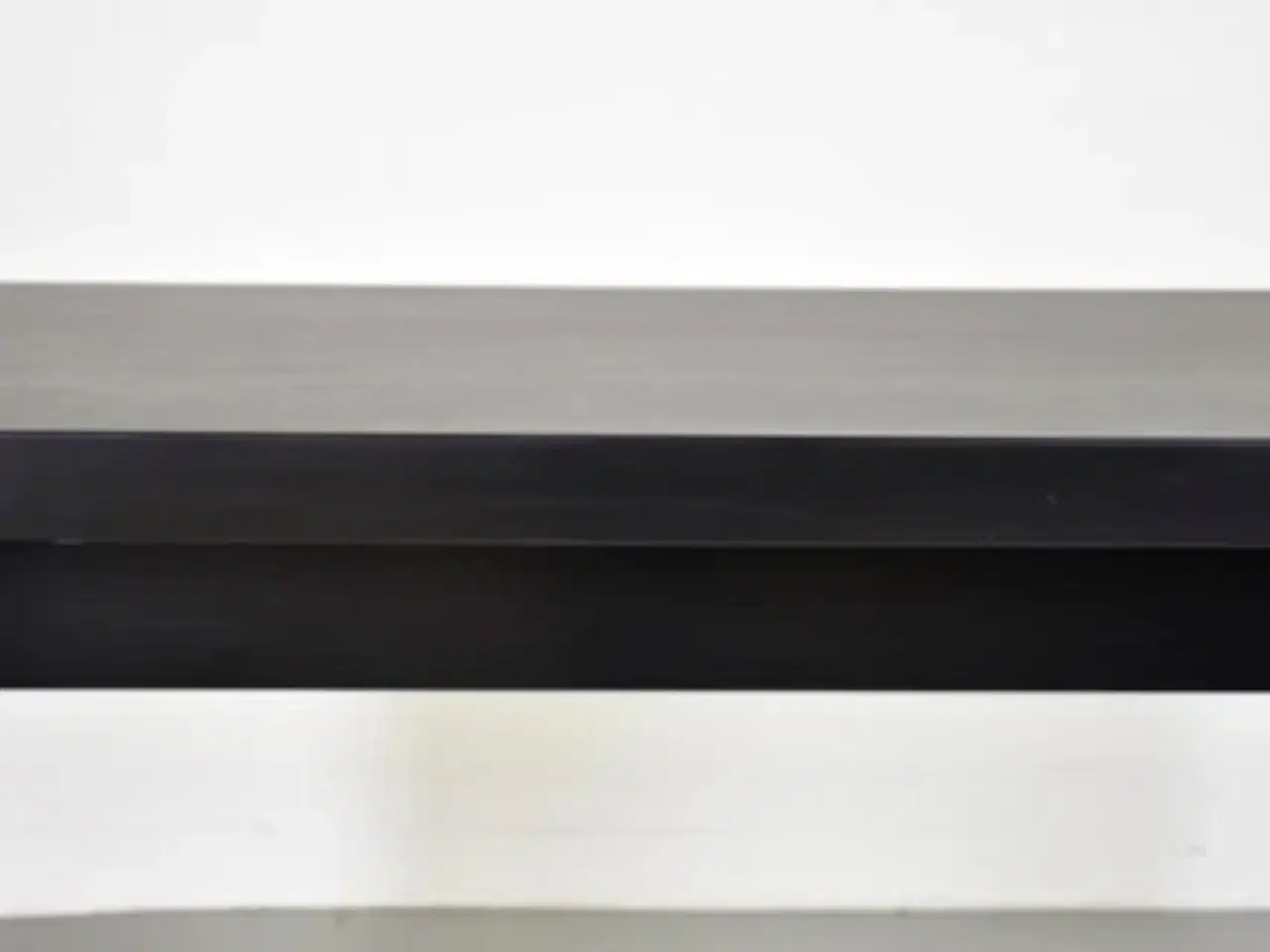 Billede 5 - Højbord/ståbord i sort linoleum med fodstøtte