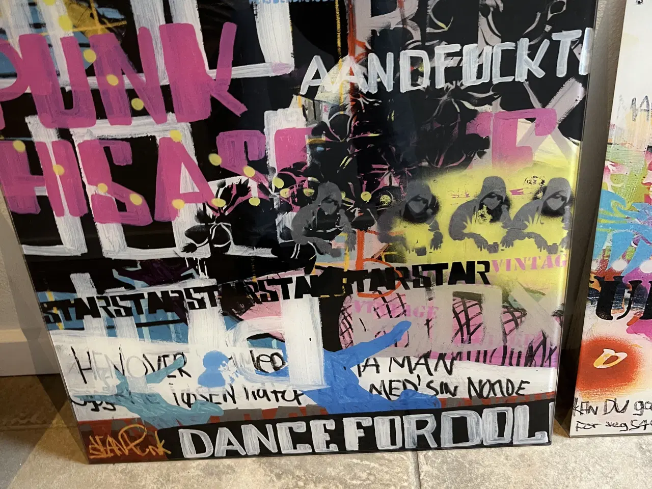 Billede 3 - 2 glas billeder 