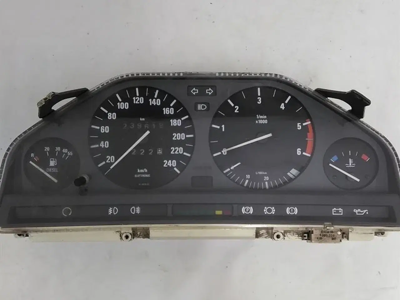 Billede 1 - Instrumentkombi MotoMeter Brugt 239617 km C51422 BMW E30