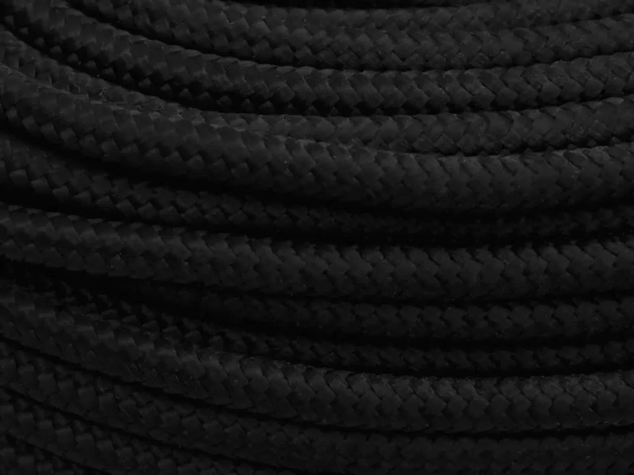 Billede 4 - Arbejdsreb 8 mm 50 m polyester sort