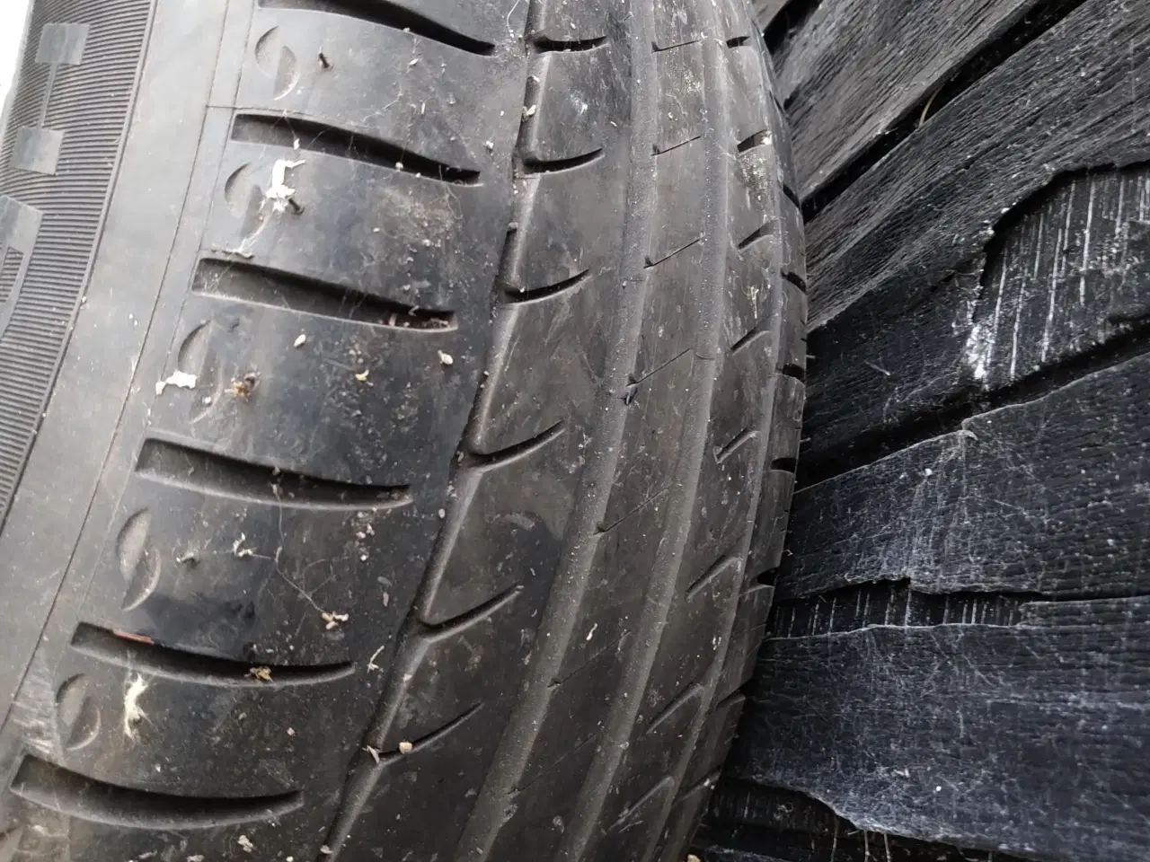 Billede 2 - 4stk alufælge 225/55r17 okay michelin sommerdæk 