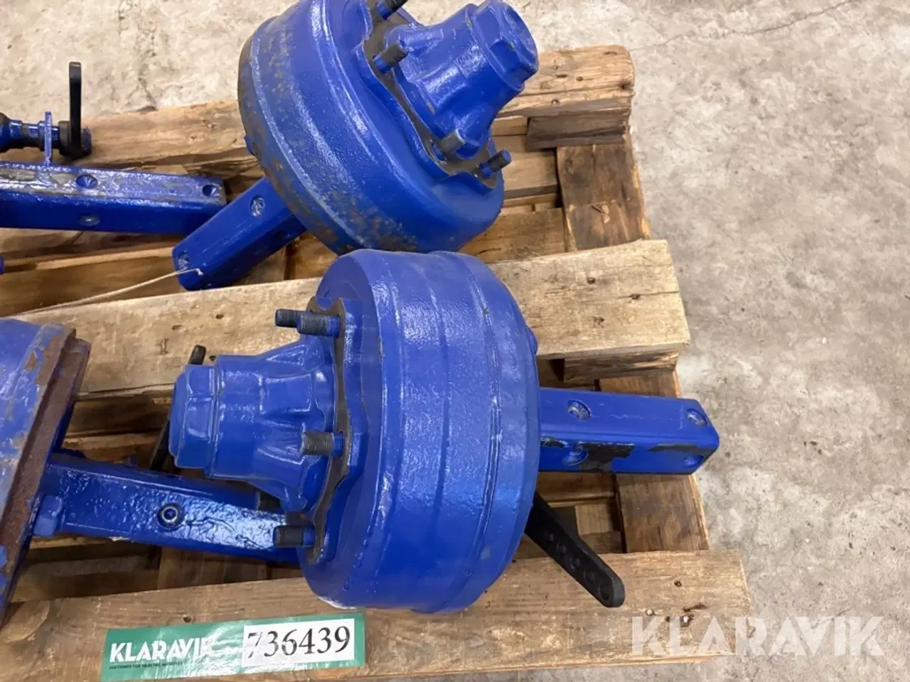 Billede 12 - Stubaksler ADR 4 styk med bremsearm