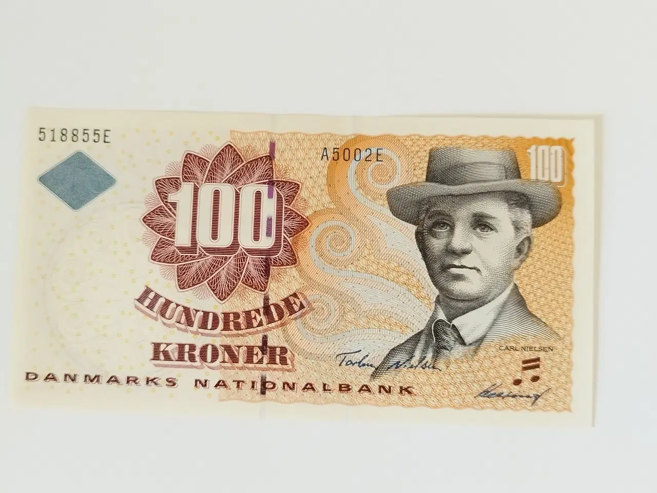 Billede 6 - 100 💯 Hundrede Kroner 2002. Carl Nielsen 