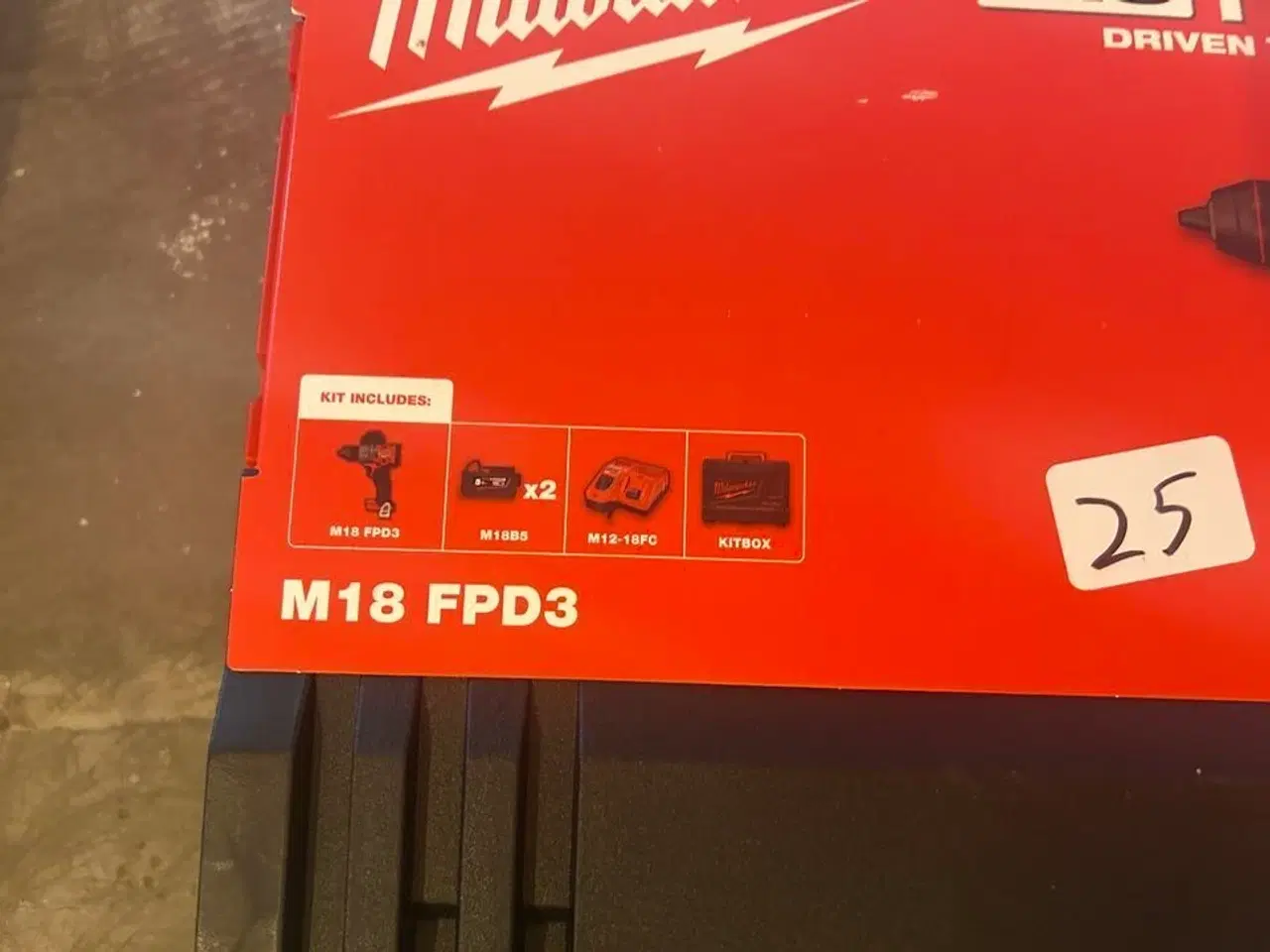 Billede 2 - Milwaukee skruemaskine M18 FPD3