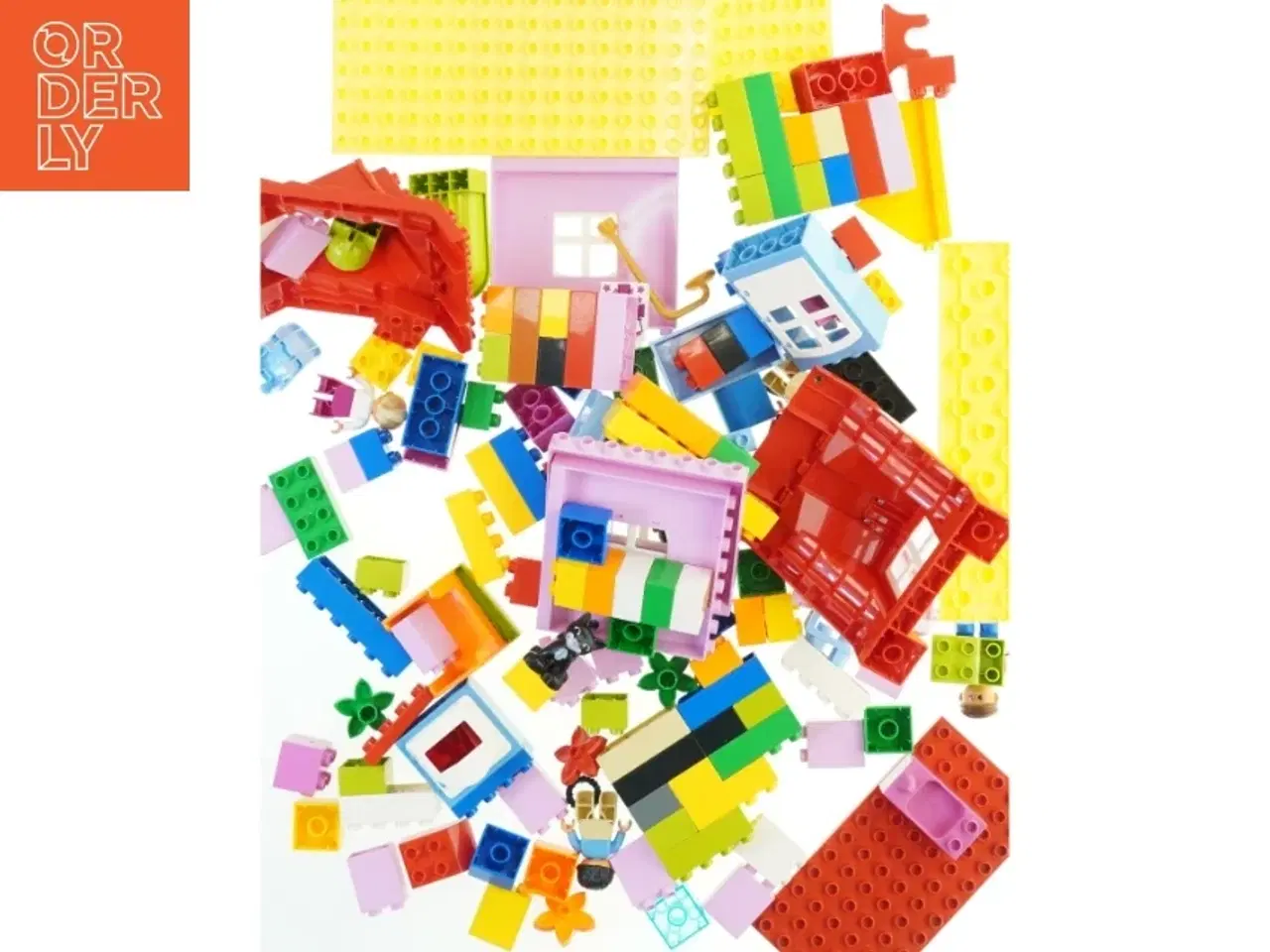 Billede 1 - Blandet LEGO klodser fra Lego (str. 25,5x13 cm)