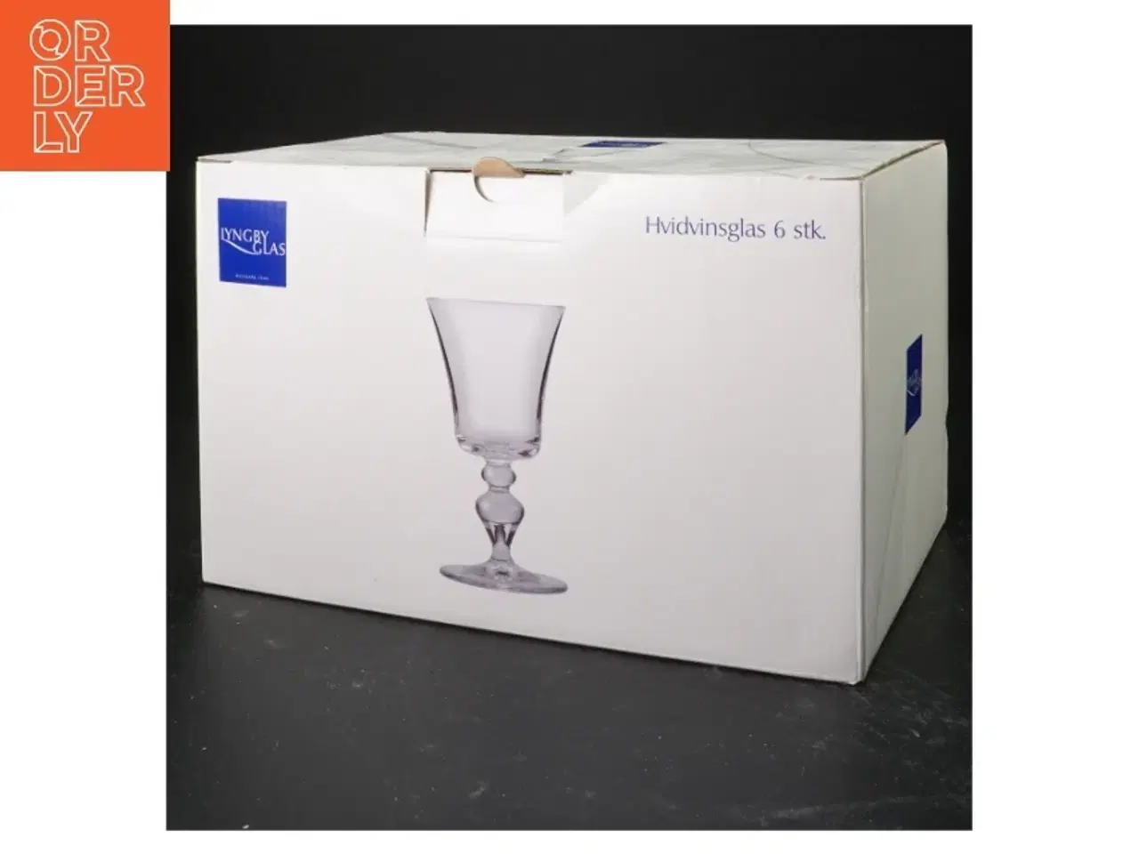 Billede 1 - Hvidvinsglas fra Lyngby glas (str. 17 cl 6 stk)