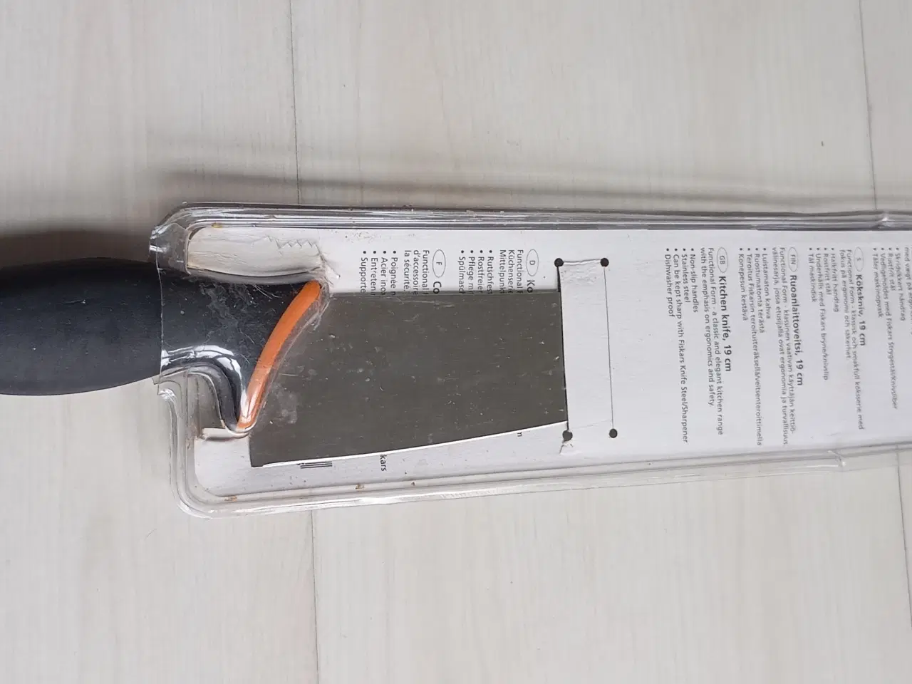 Billede 5 - Fiskars kokkekniv. NY 