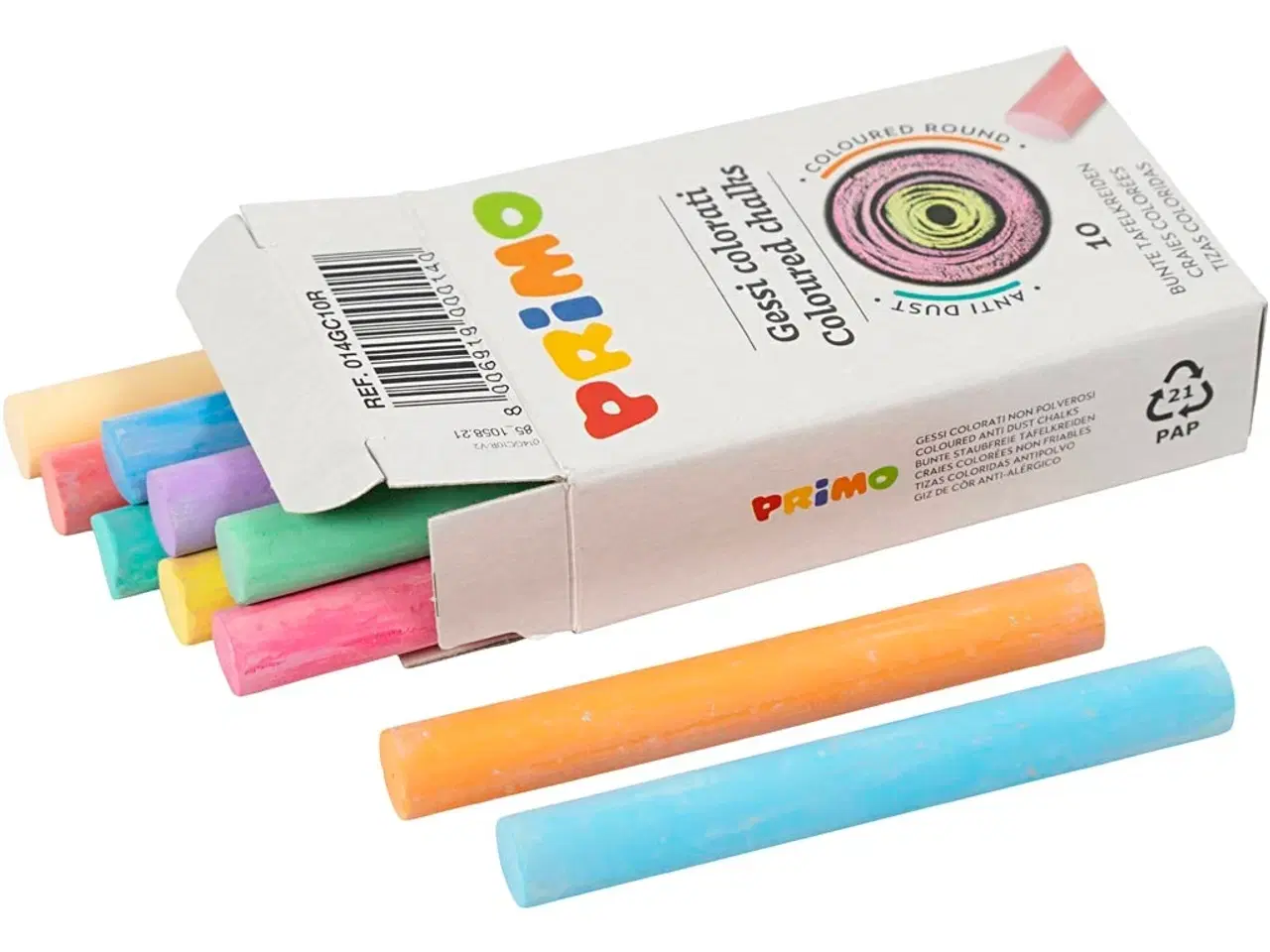 Billede 1 - Kvalitets Tavlekridt - 10x10 stk. til Skole & Kreativitet