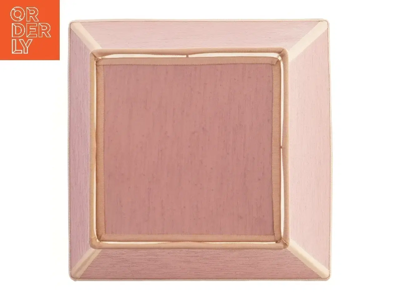 Billede 5 - 2 Lyserøde silke lampeskærmme (str. 35x35x35 cm)