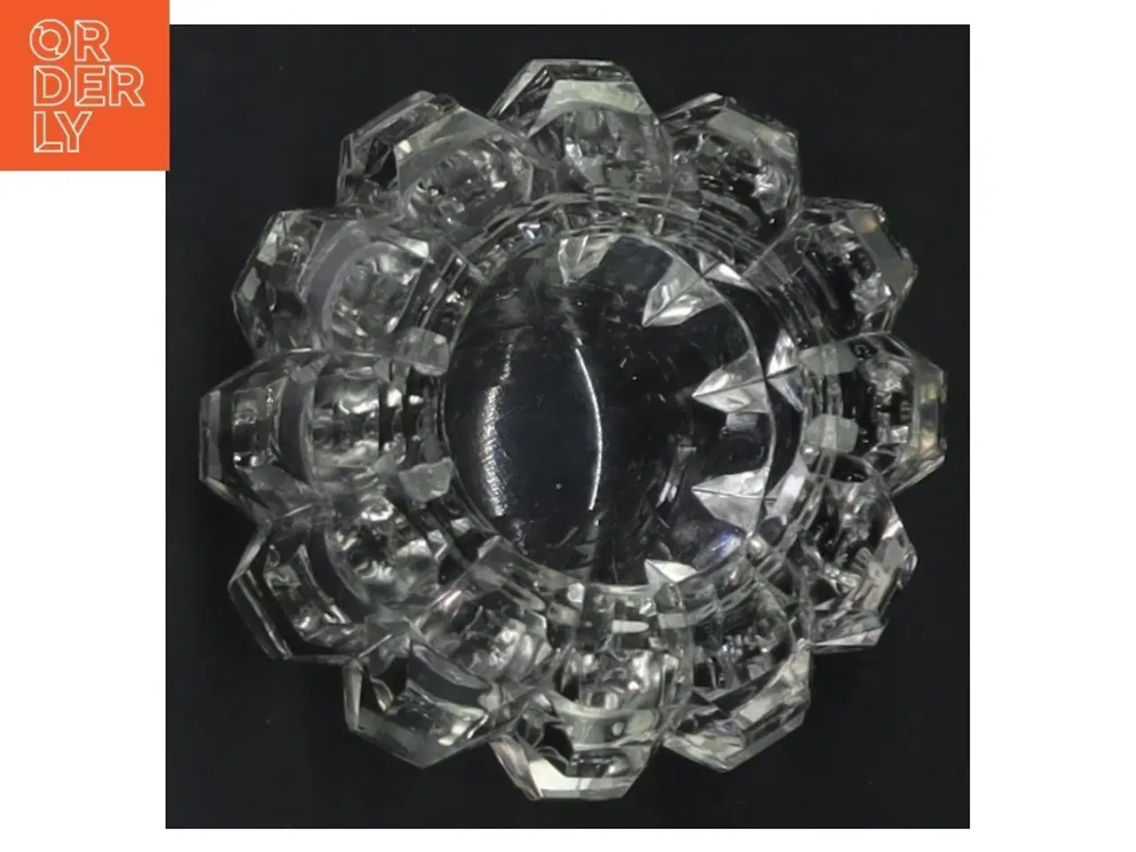 Billede 2 - Dekorativ krystalglaslysestage (str. 8 cm)