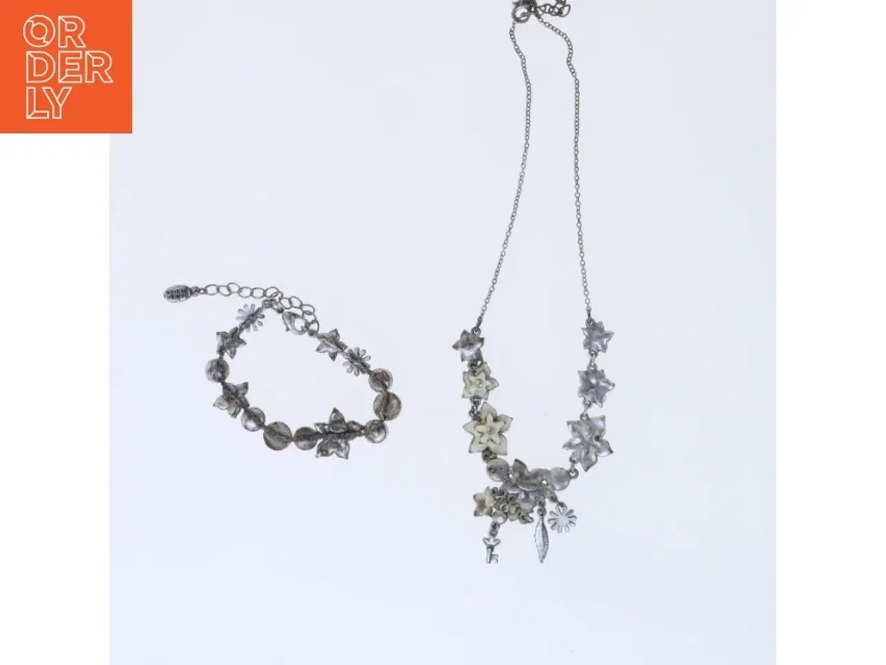 Billede 2 - Sæt af halskæde og armbånd fra Pilgrim (str. 44,5x21,5 cm)