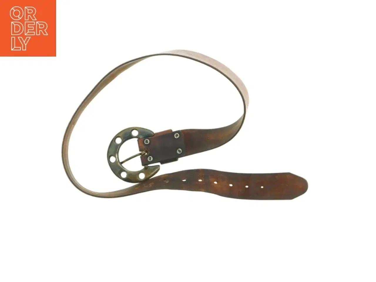 Billede 6 - Læderbælte (str. 109 x 4 cm)