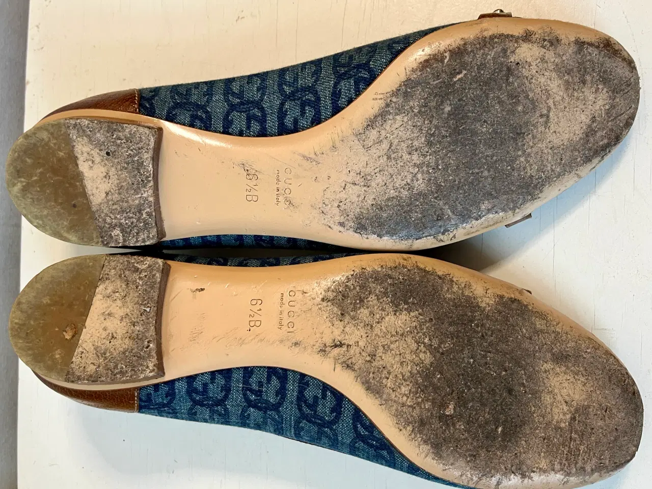 Billede 6 - Gucci, ballerina logo-sko m spænde, str 37