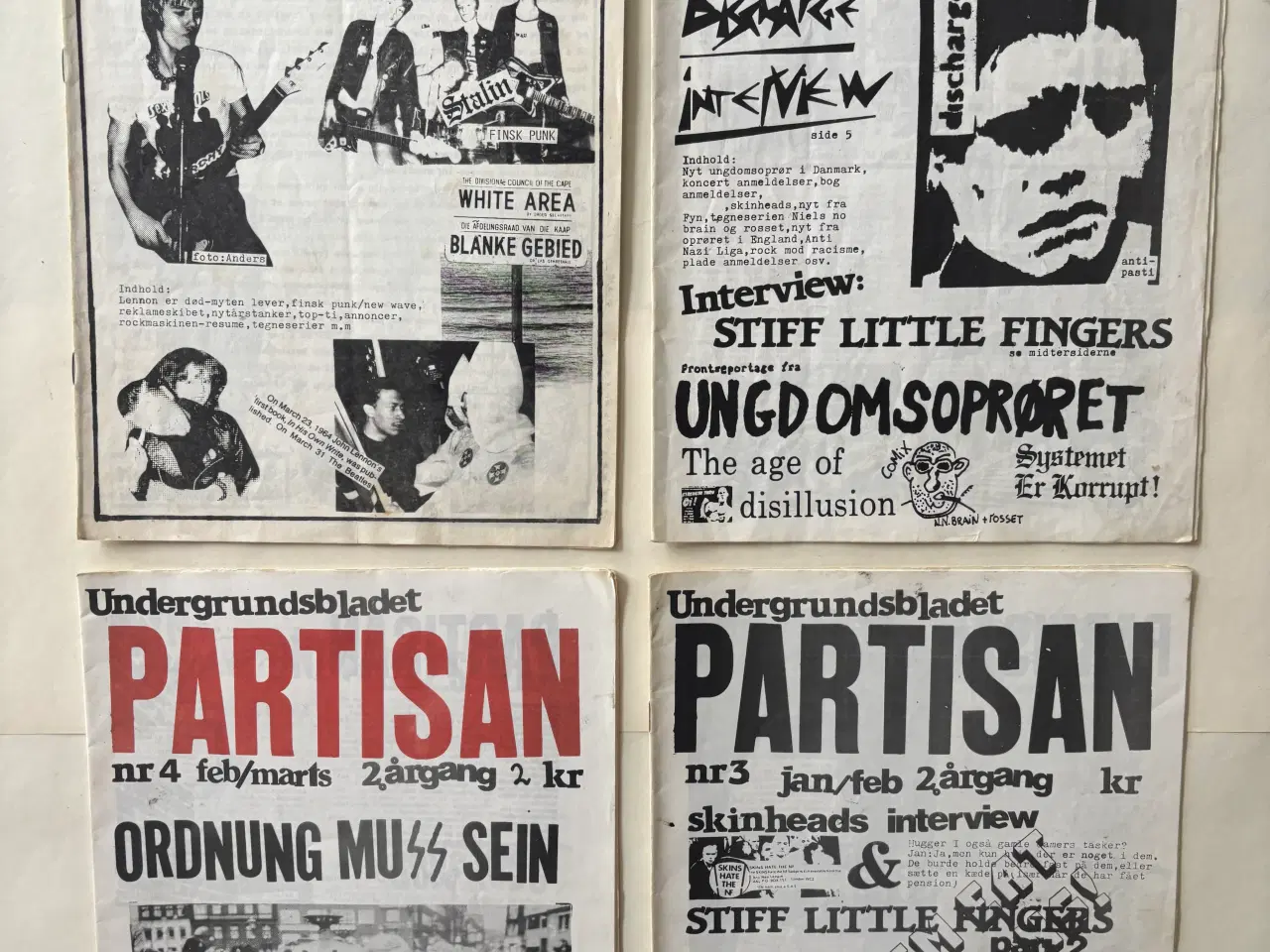 Billede 1 - PARTISAN (komplet #1‑13) - Dansk punk- & undergrun